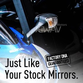 OEM replacement mirror FS-876 compatible with Suzuki GSXR left hand