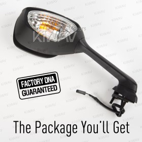OEM replacement mirror FS-876 compatible with Suzuki GSXR right hand