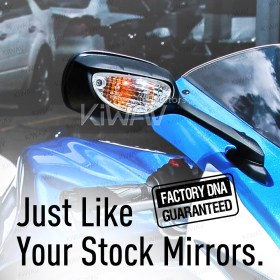 OEM replacement mirror FS-876 compatible with Suzuki GSXR right hand