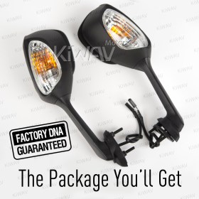 OEM replacement mirrors FS-876 compatible with Suzuki GSXR a pair