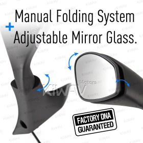 OEM replacement mirror FV-934 compatible with Aprilia SRV 850 left hand