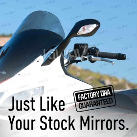 OEM replacement mirror FV-934 compatible with Aprilia SRV 850 left hand
