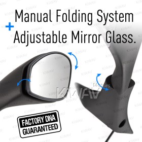 OEM replacement mirror FV-934 compatible with Aprilia SRV 850 right hand