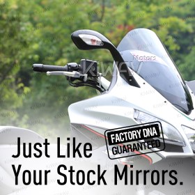OEM replacement mirror FV-934 compatible with Aprilia SRV 850 right hand