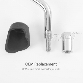 KiWAV OEM replacement mirror right hand RH compatible for Vespa Sprint 50 125 150 2014~2017
