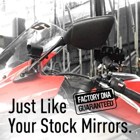 OEM replacement mirror FY-979 compatible with Yamaha YZF R3 left hand