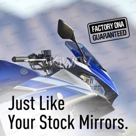 OEM replacement mirror FY-979 compatible with Yamaha YZF R3 right hand