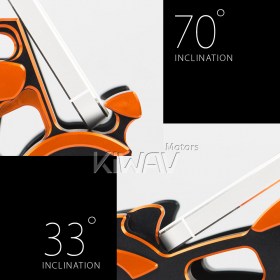 Aluminum display stand Cruiser orange for all tablet e-reader smart phone