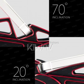 Aluminum display stand Macca red for all tablet e-reader smart phone