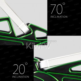 アルミ製スマホ-/タブレットスタンド　マカー　緑　スポーツカースタイル