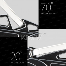 Aluminum display stand Macca gray for all tablet e-reader smart phone