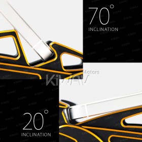 アルミ製スマホ-/タブレットスタンド　マカー　金　スポーツカースタイル