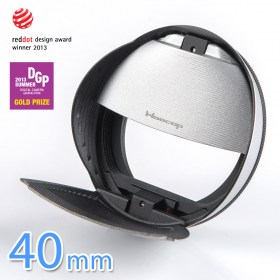 Hoocap silver lens cap + hood 2in1 for filter size 40mm