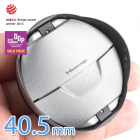 Hoocap silver lens cap + hood 2in1 for filter size 40.5mm