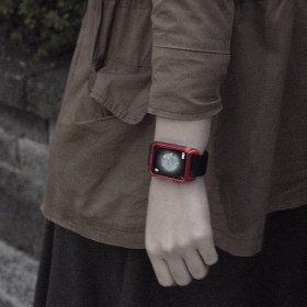 VAWiK CNC aluminum 42mm Apple Watch bumper case red