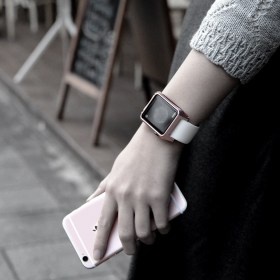 VAWiK CNC aluminum 42mm Apple Watch bumper case rose gold
