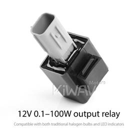 KiWAV LED 8-Pin turn signal flasher relay compatible with Honda specific models with ESS system