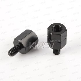 mirror adapter 10mm standard to 8mm standardx1 +10mm standard to 8mm reverse