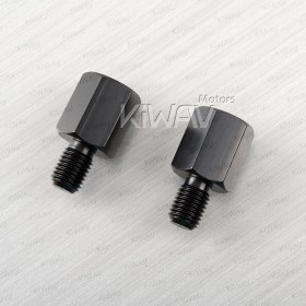 mirror adapter 10mm standard to 10mm standard (x2)