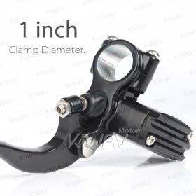 Vintage hand control black w/ throttle clamp for 1 inch bar