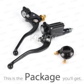 Vintage hand control black w/ throttle clamp for 1 inch bar