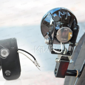 バイク用LEDフォッグランプ　NS-15　丸いフォグランプ　ブラケット付き