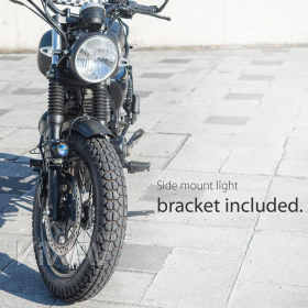 motorcycle fish-eye round 12V 55W fog light with a bracket