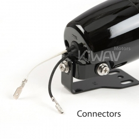 motorcycle round 2.5 Inch Halogen H3 12V 55W fog lights with wiring kits and brackets