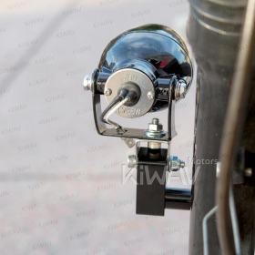 motorcycle 1.9 Inch 12V 55W round projector fog lights with wiring kits and brackets