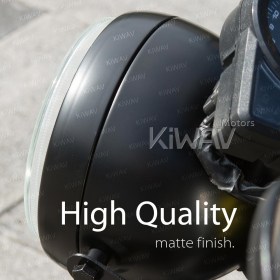 5-3/4 inch SAE headlight black side mount