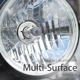 5-3/4 inch ECE LHD side mount headlight black