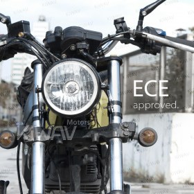 5-3/4 inch ECE LHD side mount headlight black