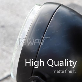 5-3/4 inch ECE LHD side mount headlight black