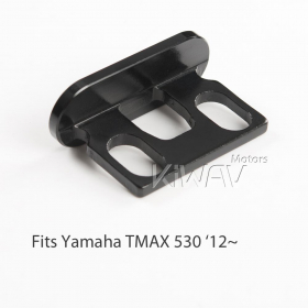 ミラーホールカバー　黒　ヤマハ　TMAX 530 2012以降に適用