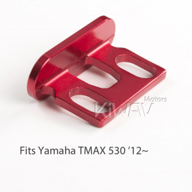 ミラーホールカバー　赤　ヤマハ　TMAX 530 2012以降に適用