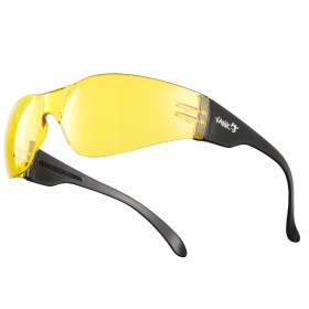 Contemporary safety glasses VA780 black frame yellow lens 10 pcs VAWiK