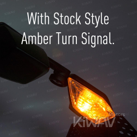 OEM replacement mirrors with turn signal compatible with Kawasaki Ninja ZX-10R a pair