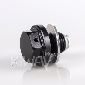 neodymium magnet oil drain plug black M12*P1.25 compatible with TOYOTA