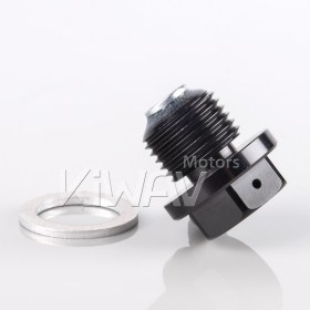 neodymium magnet oil drain plug black M16*P1.50 compatible with Toyota FT-86