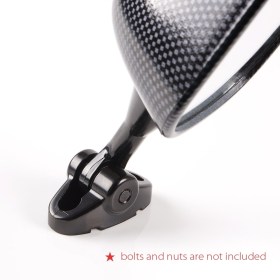 OEM replacement mirror FH-232 carbon look compatible with Honda CBR900RR 2000~2003 RH