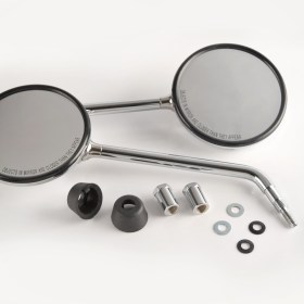 補修用ミラー左右セット　PIAGGIO Liberty RST125 200 Vespa LX 50 125 150に適用　OEM代用品