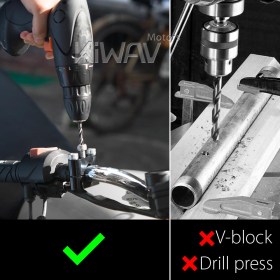 Handlebar drill guide