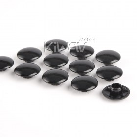 Bolt caps M6 black 12 pieces
