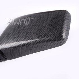 Brick carbon 10mm mirrors a pair for motorcycle