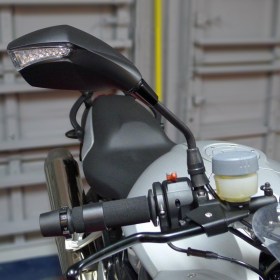 Fist black LED mirrors compatible with BMW