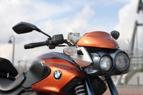 Fist carbon LED mirrors universal fit M10 matric bikes