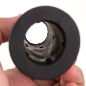 Lava black gray grips of a pair 25 mm and 22 mm