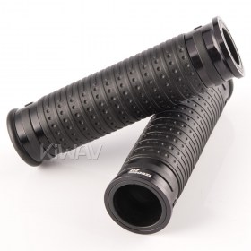 Cyber grips anodized aluminum black trim a pair 25mm&22mm