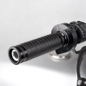 Cyber grips anodized aluminum black trim a pair 25mm&22mm
