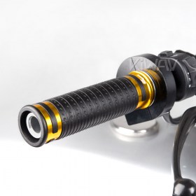 Cyber grips anodized aluminum gold trim a pair 25mm&22mm